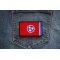 Tennessee State Flag Patch shown on jeans