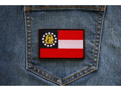Georgia State Flag Patch