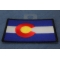 Colorado State Flag Patch diagonal view