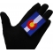 Colorado State Flag Patch shown on hand for size comparison