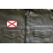 Alabama State Flag Patch shown on leather vest