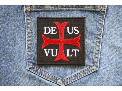 Deus Vult GOD WILLS Christian Patch