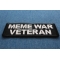 Meme War Veteran Patch diagonal view