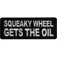 Squeaky Wheel Gets the Oil Iron on Patch