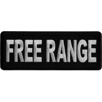Free Range Iron on Patch