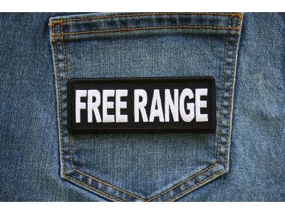 Free Range Iron on Patch