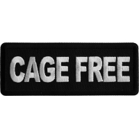 Cage Free Iron on Patch