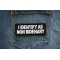I identify as non Bidenary Patch shown on jeans