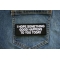 I Hope Something Good Happens to you Today Iron on Patch I Hope Something Good Happens to you Today Iron on Patch shown on jeans