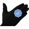 Twitter verified Patch shown on hand for size comparison