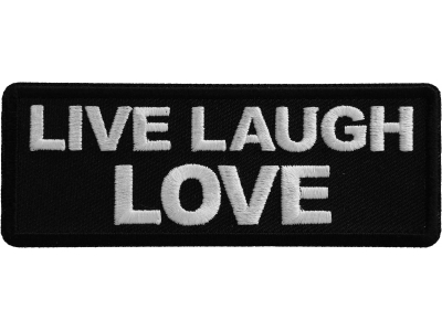 Live Laugh Love Patch