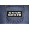 Do no Harm Take no Shit Patch shown on jeans