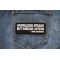 Knowledge Speaks But Wisdom Listens Patch Knowledge Speaks But Wisdom Listens Patch shown on jeans