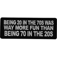 Being 20 in the 70s was way more fun that being 70 in the 20s Patch