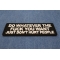 Do Whatever the Fuck You Want Just Don't Hurt People Patch diagonal view