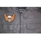 Winged Skull Patch, Biker Skull Patches shown on leather vest