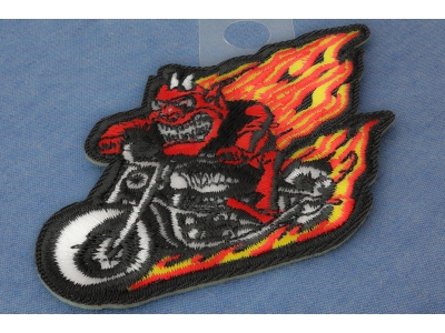 Biker Demon Speeding Patch