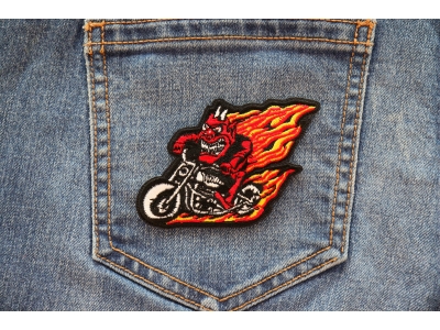 Biker Demon Speeding Patch