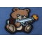 Cute Bear Machine Gun Patch diagonal view