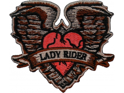 Gothic Heart and Wings Patch