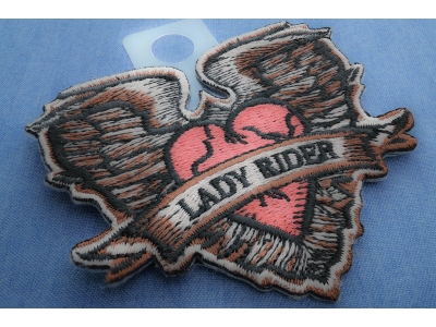 Gothic Heart and Wings Patch