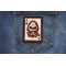 Skull Ace of Spades Patch shown on jeans