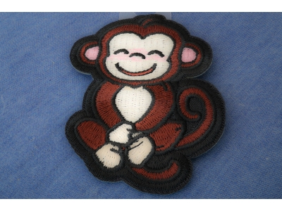 Cute Monkey Iron on Patch