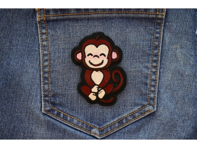 Cute Monkey Iron on Patch