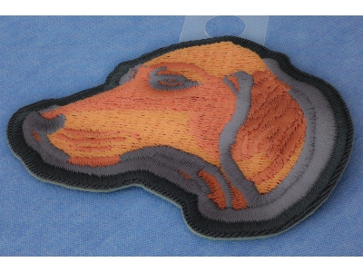 Hound Dog Iron on Patch
