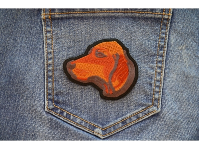 Hound Dog Iron on Patch