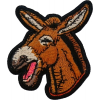 Laughing Donkey Iron on Patch
