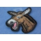 Laughing Donkey Iron on Patch diagonal view