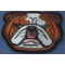 Bulldog Iron on Patch diagonal view