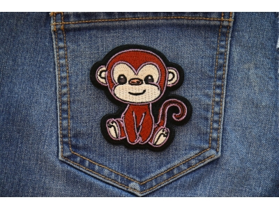 Baby Monkey Iron on Patch