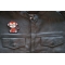 Baby Monkey Iron on Patch shown on leather vest