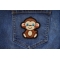 Monkey Patch shown on jeans