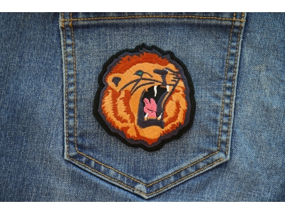 Roaring Lion Iron on Patch