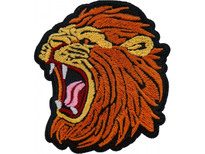 Screaming Lion Iron on Patch