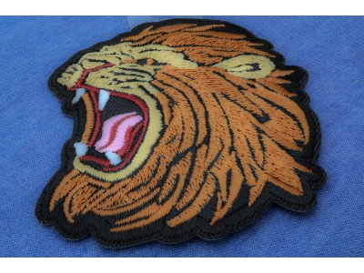 Screaming Lion Iron on Patch