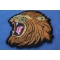 Screaming Lion Iron on Patch diagonal view