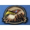 Hawk Iron on Patch diagonal view