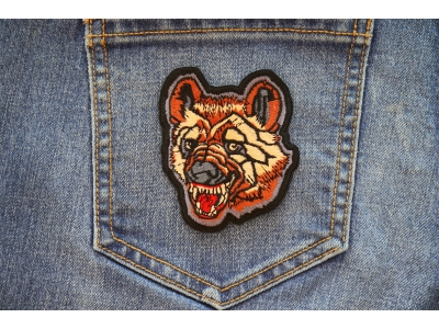 Hyena Iron on Patch
