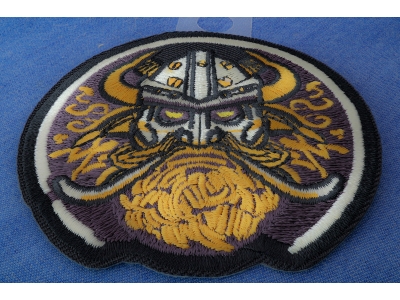 Viking Warrior Iron on Patch