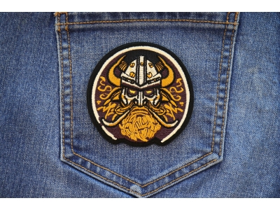 Viking Warrior Iron on Patch