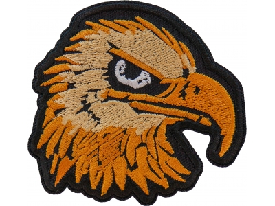 Eagle Head Iron on Patch