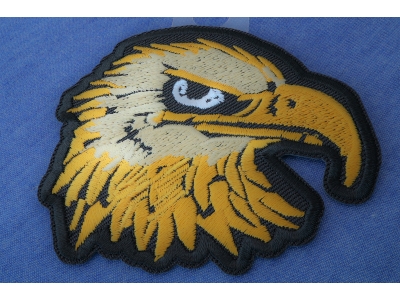 Eagle Head Iron on Patch