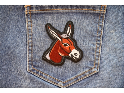 Donkey Iron on Patch