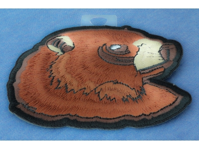 Beaver Iron on Patch