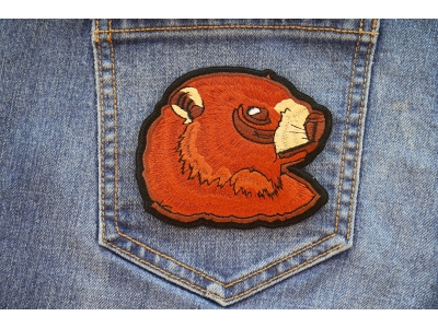 Beaver Iron on Patch