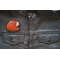 Beaver Iron on Patch shown on leather vest